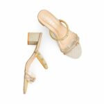 Golden Fancy Slipper For Women FN8013 - View 4