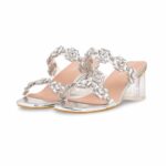 Silver Fancy Women Slipper FN8019 - View 3