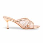 Peach Fancy Slipper For Women FN8020 - View 2