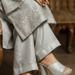 Silver Fancy Women Slipper FN8023 - View 1