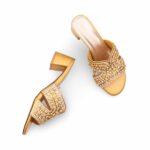 Golden Fancy Slipper For Women FN8028 - View 5