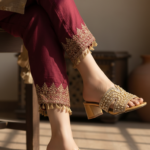 Golden Fancy Slipper For Women FN8028 - View 1