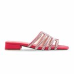 Maroon Fancy Slipper For Women FN8030 - View 2