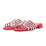 Maroon Fancy Slipper For Women FN8030 - View 3