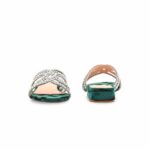 Green Fancy Slipper For Women FN8032 - View 4