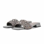 Silver Fancy Women Slipper FN8033 - View 3