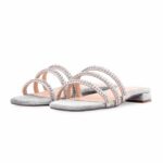 Silver Fancy Women Slipper FN8037 - View 3