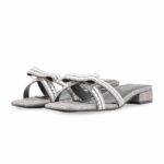 Silver Fancy Slipper For Women FN8038 - View 3