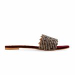 Maroon Fancy Slipper For Women FN8039 - View 2