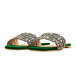 Green Fancy Slipper For Women FN8040 - View 3
