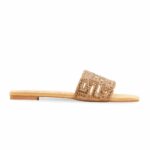 Golden Fancy Slipper For Ladies FN8040 - View 2