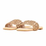 Golden Fancy Slipper For Ladies FN8040 - View 3