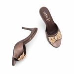 Grey Fancy Slipper For Women FN8041 - View 5