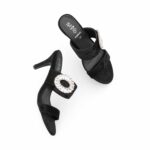 Black Fancy Slipper For Ladies FN8043 - View 5