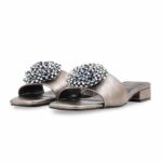 Grey Fancy Slipper For Ladies FN8047 - View 3