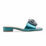 Green Fancy Slipper For Ladies FN8047 - View 2