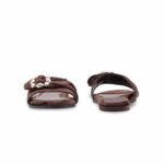 Brown Fancy Slipper For Women FN8050 - View 4