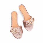Golden Fancy Slipper For Ladies FN8050 - View 5