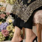 Black Fancy Slipper For Ladies FN8052 - View 1
