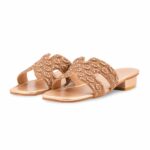 Golden Fancy Slipper For Women FN8064 - View 3