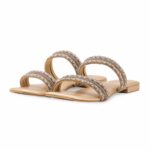 Golden Fancy Slipper For Ladies FN8065 - View 3