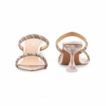 Silver Fancy Slipper For Ladies FN8066 - View 4