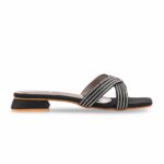 Black Fancy Women Slipper FN8068 - View 2