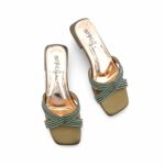 Green Fancy Slipper For Ladies FN8068 - View 5