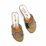Green Fancy Slipper For Women FN8071 - View 5