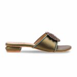 Green Fancy Slipper For Women FN8071 - View 2