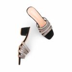 Black Fancy Slipper For Women FN8074 - View 5