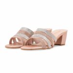 Peach Fancy Slipper For Women FN8074 - View 3
