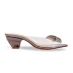 Grey Fancy Slipper For Women FN8075 - View 2