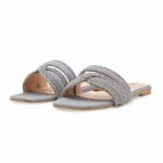 Grey Fancy Slipper For Ladies FN8081 - View 3