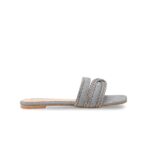 Grey Fancy Slipper For Ladies FN8081 - View 2