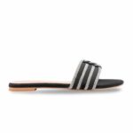 Black Fancy Slipper For Ladies FN8083 - View 2