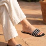 Black Fancy Slipper For Ladies FN8083 - View 1