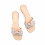 Golden Fancy Slipper For Ladies FN8084 - View 5