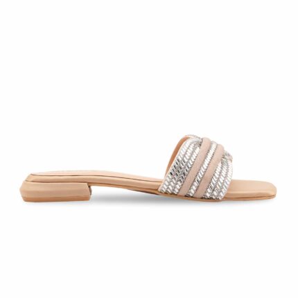 Golden Fancy Slipper For Ladies FN8084 - View 2