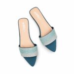 Green Fancy Slipper For Women FN8087 - View 5