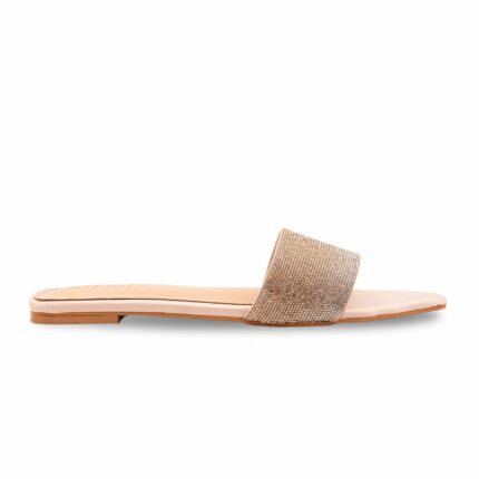 Golden Fancy Slipper For Ladies FN8087 - View 2