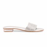 Silver Fancy Slipper For Women FN8088 - View 2