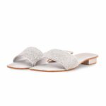 Silver Fancy Slipper For Women FN8088 - View 3