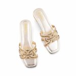 Golden Fancy Slipper For Women FN8089 - View 5