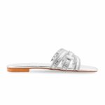 Silver Fancy Slipper For Ladies FN8089 - View 2