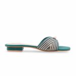 Green Fancy Women Slipper FN8098 - View 2