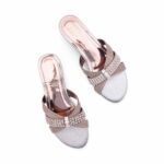 Grey Fancy Slipper For Ladies FN8101 - View 5