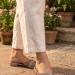 Grey Fancy Slipper For Ladies FN8101 - View 1