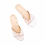 Golden Fancy Chappal For Ladies FN8102 - View 7