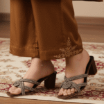 Brown Fancy Slipper For Women FN8103 - View 1